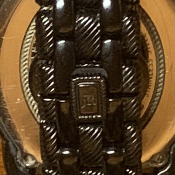 Judith Ripka Madison Watch Black Stainless Steel and Black Spinel - Picture 11 of 11